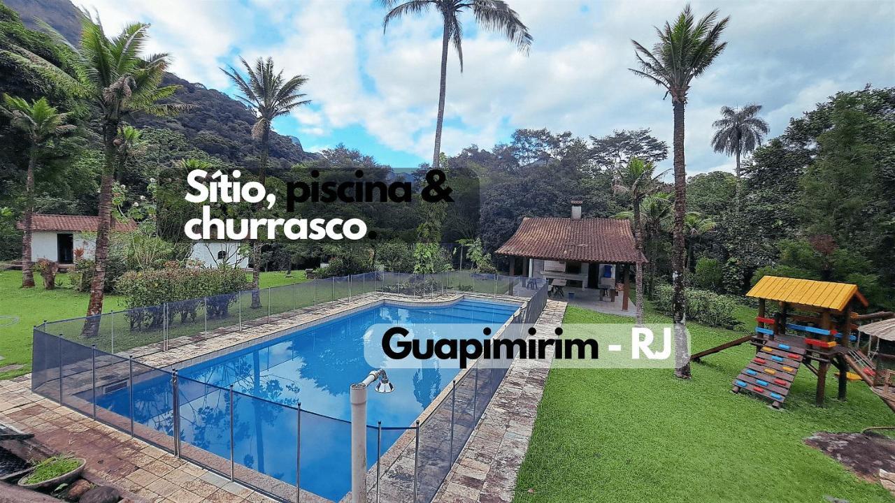 Paradisiaco, Piscina E Churrasqueira Em Guapimirim Extérieur photo